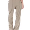 Beige Chiara Smart Straight Leg Trousers