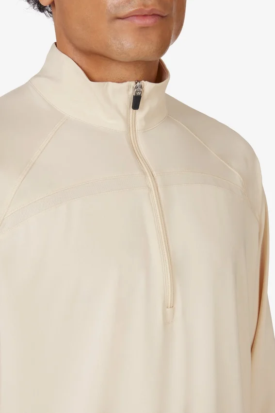 Beige Tennis Essential Track Top