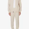 Beige Tennis Woven Court Track Pant