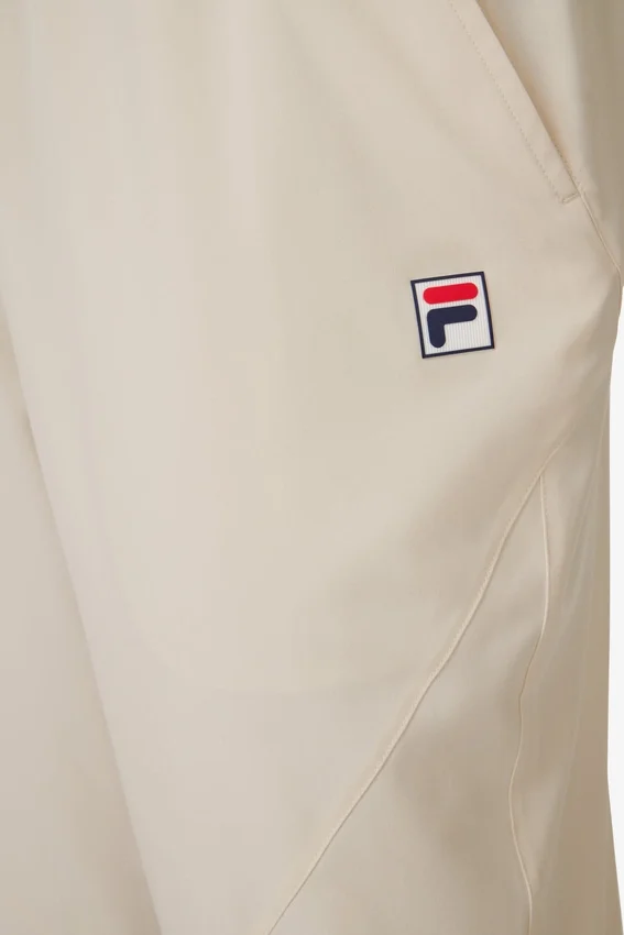Beige Tennis Woven Court Track Pant