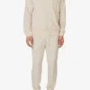 Beige Tennis Woven Court Track Top