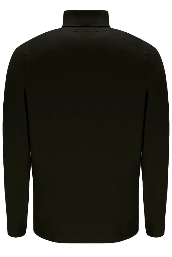 Black 19th Classic Roll Neck Sweater