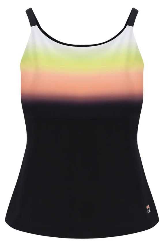 Black Backspin Tennis Cami Tank Top