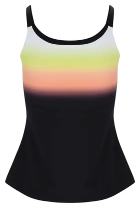 Black Backspin Tennis Cami Tank Top