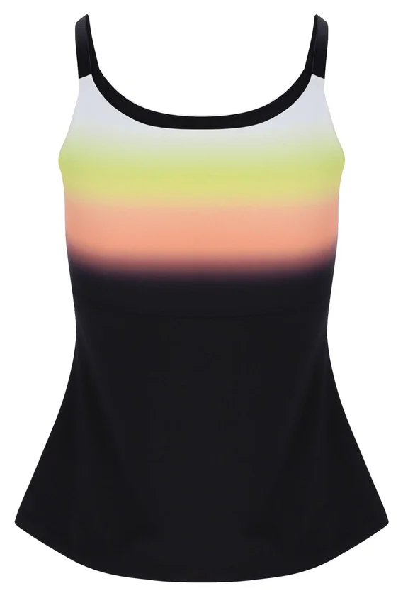 Black Backspin Tennis Cami Tank Top