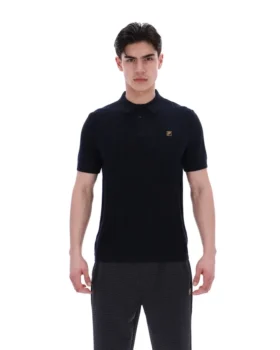 Black Barns Knitted Polo
