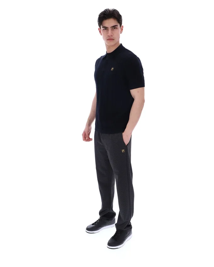 Black Barns Knitted Polo