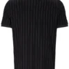 Black BB1 Classic Vintage Striped Polo