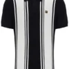 Black Buddy Bowling Style Knitted Polo