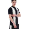 Black Buddy Bowling Style Knitted Polo