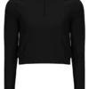 Black Casa Seamless Quarter Zip