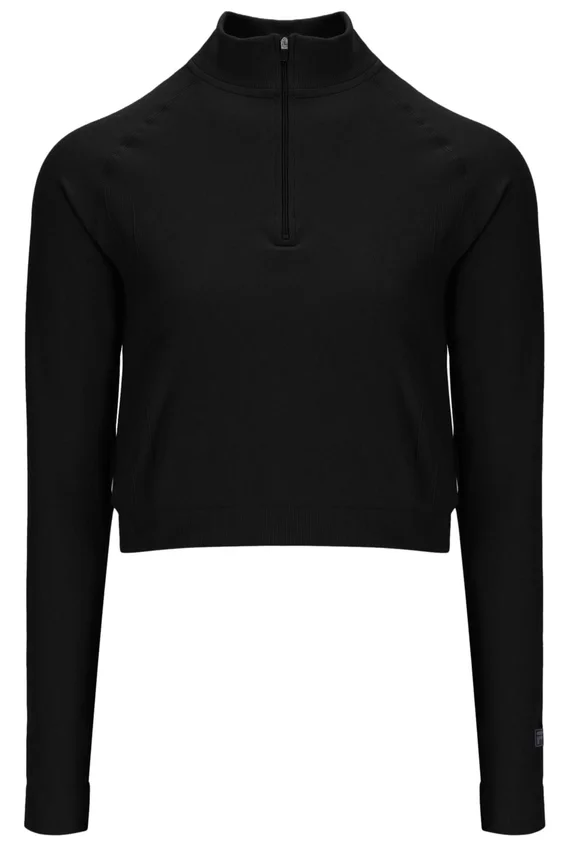 Black Casa Seamless Quarter Zip