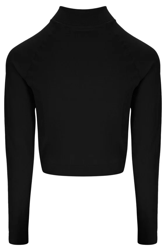 Black Casa Seamless Quarter Zip