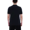 Black Castello Jacquard Knitted Polo with Zip