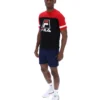 Black Damon Cut and Sew Tee