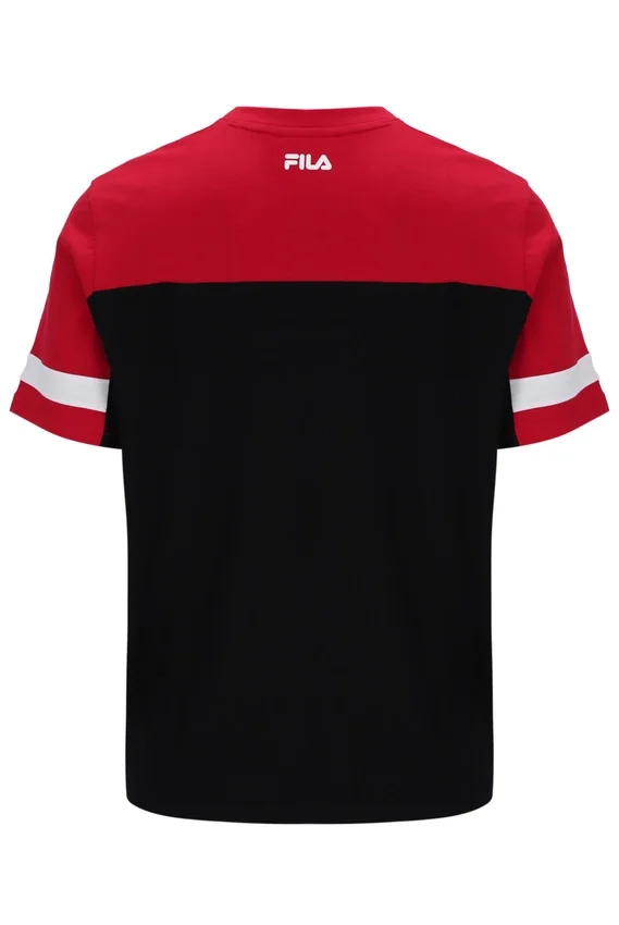 Black Damon Cut and Sew Tee