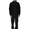 Black Davey Full Zip Track Top