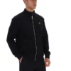 Black Davey Full Zip Track Top