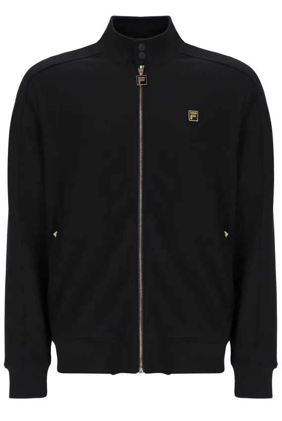 Black Davey Full Zip Track Top