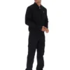 Black Dean Full Zip Faux Suede Jacket