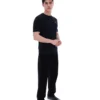 Black Don Textured Knitted T-Shirt