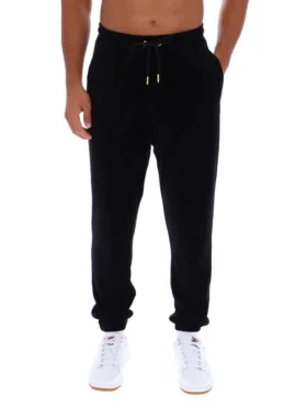 Black Eddie Velour Track Pant