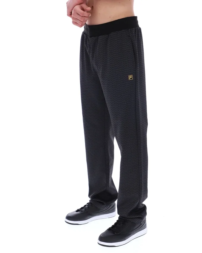 Black Edward Herringbone Pant
