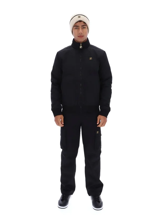 Black Etton Bomber Jacket