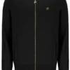 Black Ferguson Open Knit Pointelle Panel Track Top
