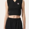 Black Fila x Hailey Baby Tank