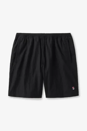 Black Fila x Hailey Bieber Crinkle Shorts