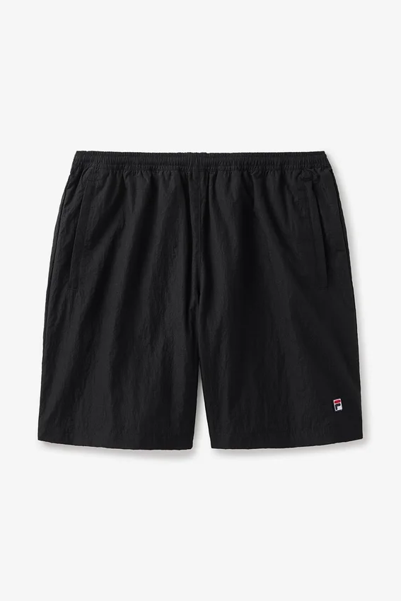 Black Fila x Hailey Bieber Crinkle Shorts