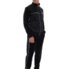 Black Higgans Full Zip Velour Jacket