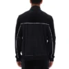 Black Higgans Full Zip Velour Jacket