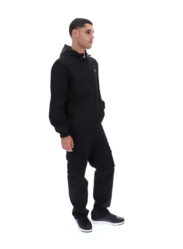 Black Ian Full Zip Jacket