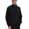 Black Jerry Full Zip Padded Jacket