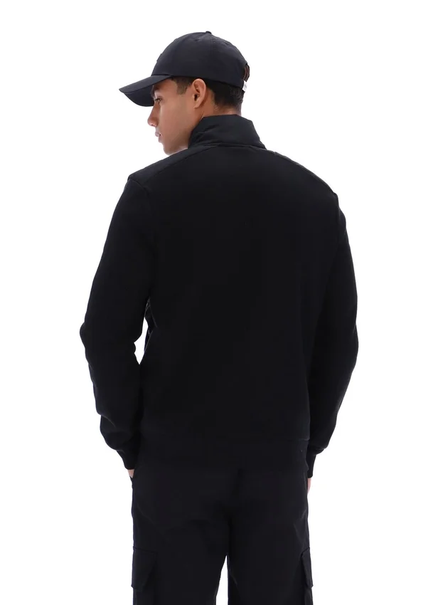Black Jerry Full Zip Padded Jacket