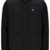 Black Jerry Full Zip Padded Jacket