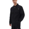 Black Kasa Zip-Through Overshirt