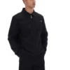 Black Kasa Zip-Through Overshirt