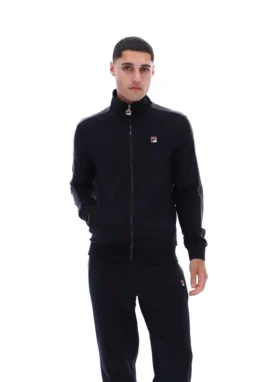 Black Keith Contrast Stitch Track Top