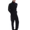 Black Keith Contrast Stitch Track Top