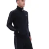 Black Keith Contrast Stitch Track Top