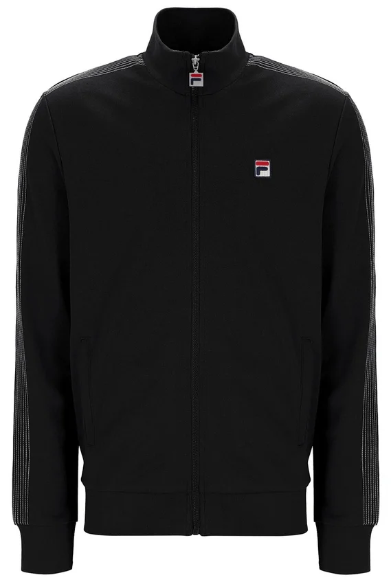 Black Keith Contrast Stitch Track Top