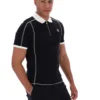 Black Leo Polo Top