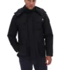Black Liam Cargo Padded Jacket