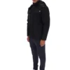 Black Liam Cargo Padded Jacket
