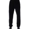 Black Lorrie Velour Track Pant