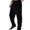 Black Lorrie Velour Track Pant