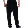 Black Lorrie Velour Track Pant